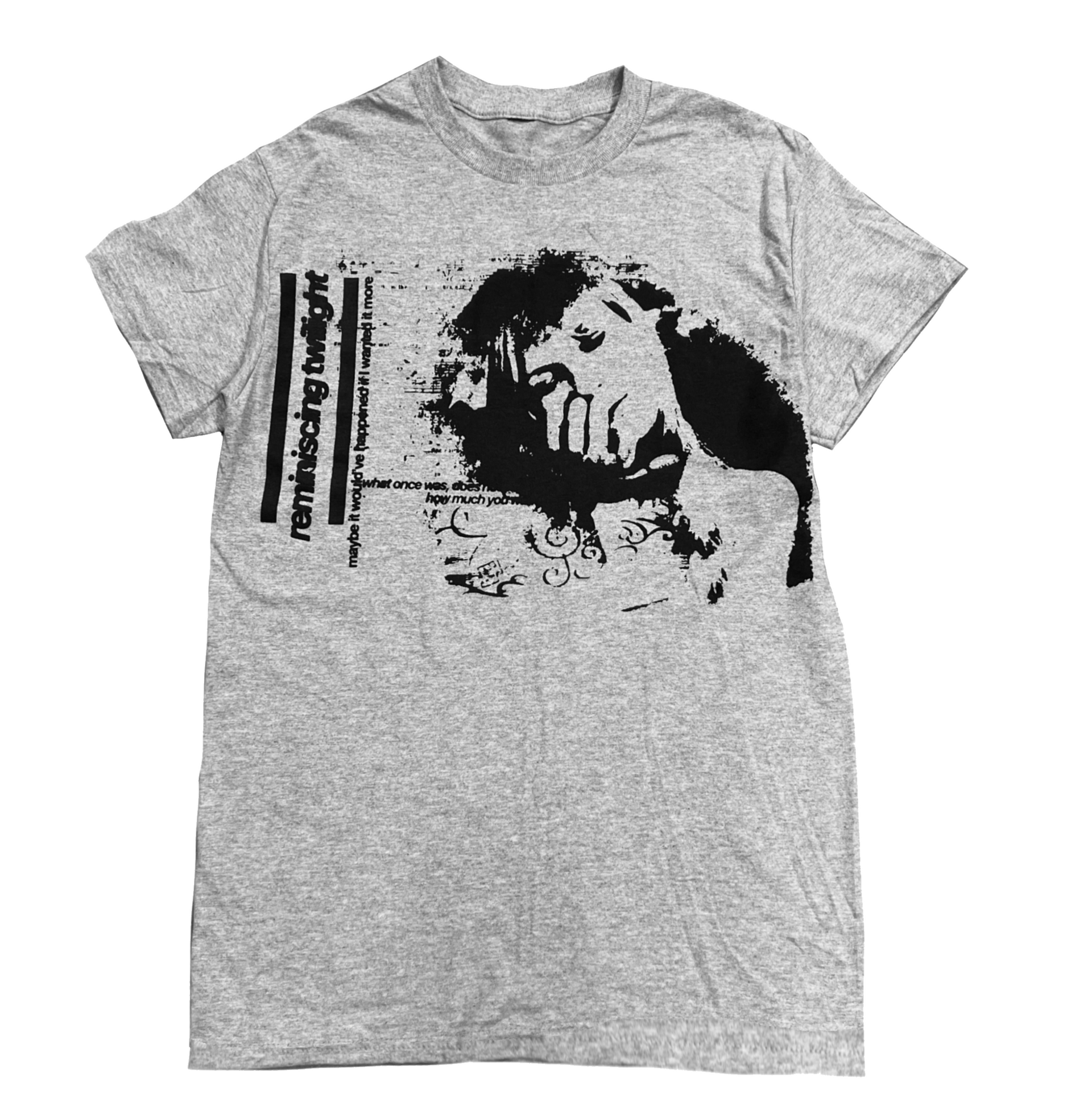grey “kate moss" tee