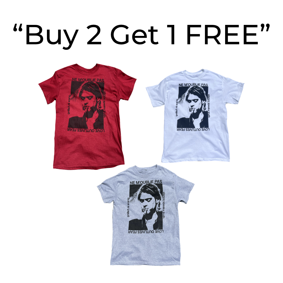 Buy 2 Get 1 FREE (“kurt cobain" Bundle)